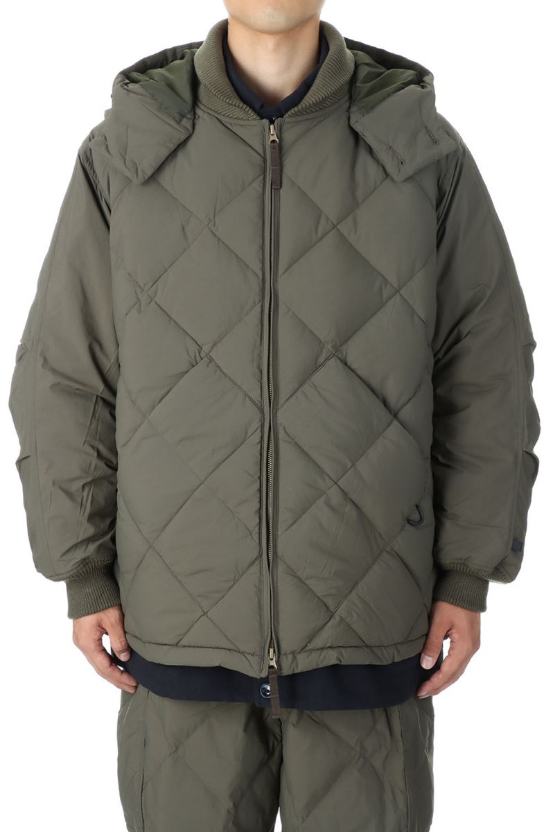 TECH 4WAY QUILT DOWN JACKET - OLIVE GREEN (BW-2602