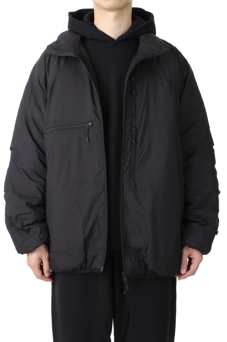 TECH MULCH POCKET MIDDLER DOWN JACKET - BLACK (BJ-20022W) DAIWA PIER39(ダイワ ピア39)