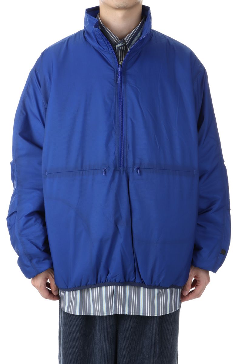 TECH REVERSIBLE PULLOVER PUFF JACKET - ROYAL BLUE (BJ-22022W) DAIWA PIER39(ダイワ ピア39)