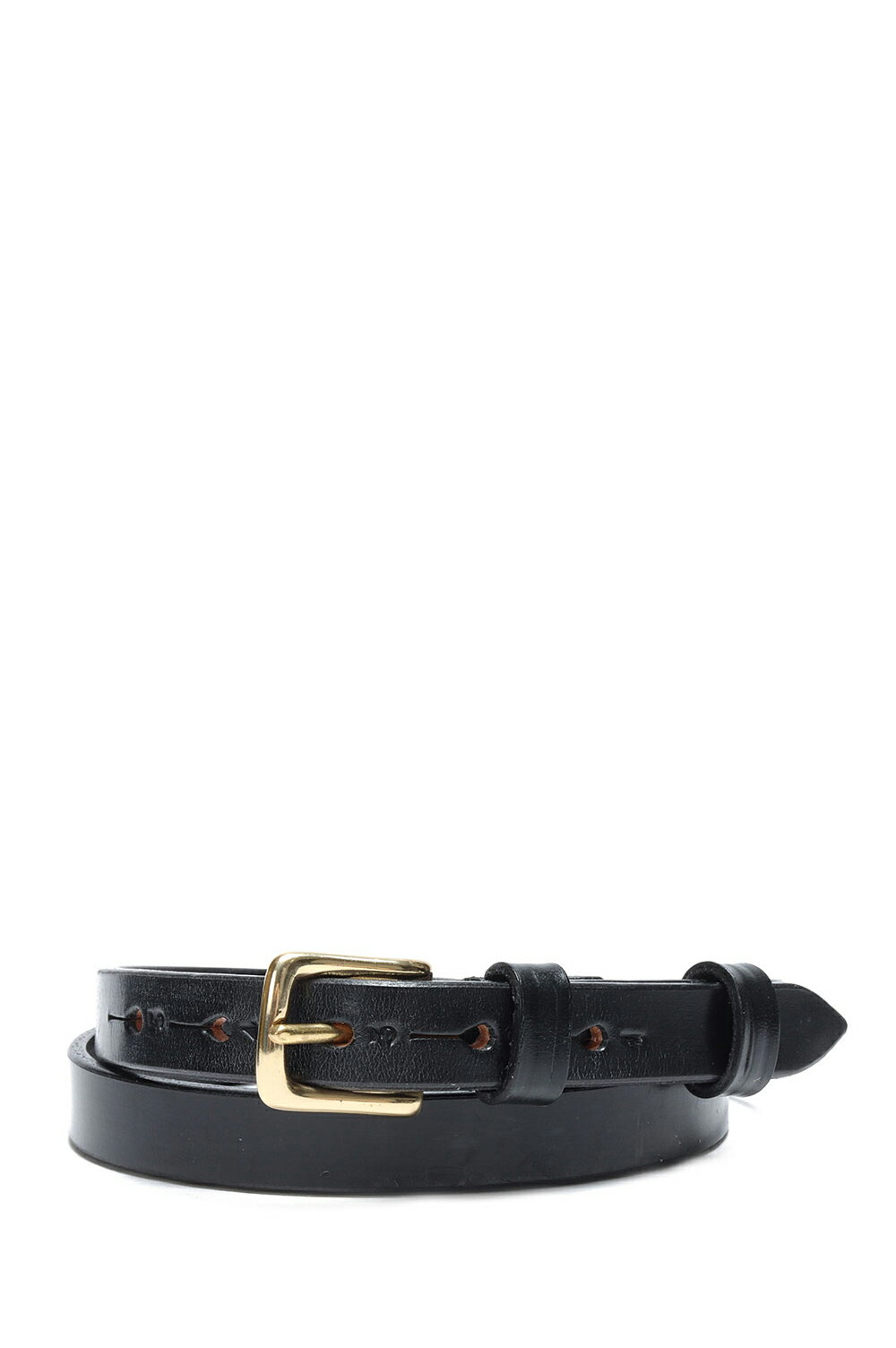 STIRRUP Leather Belt 2.0cm / BLACK Jabez Cliff(ジャベツ・クリフ)