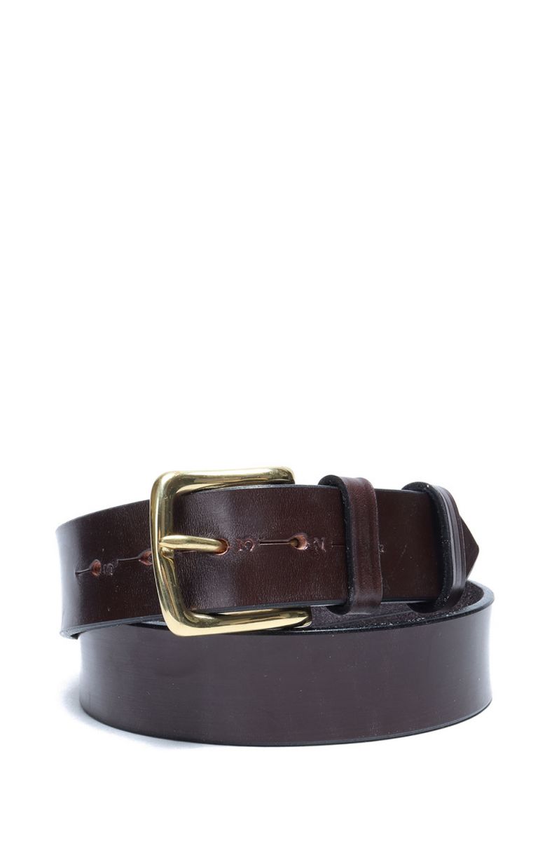 ジャベツクリフ STIRRUP Leather Belt 3.8cm / CHETSNUT Jabez Cliff(ジャベツ・クリフ)