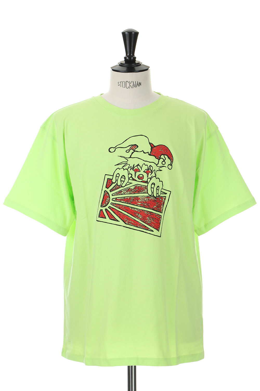 樂天商城 - CLOWN TSHIRT KNIT / LIME RASSVET(ラスベート)