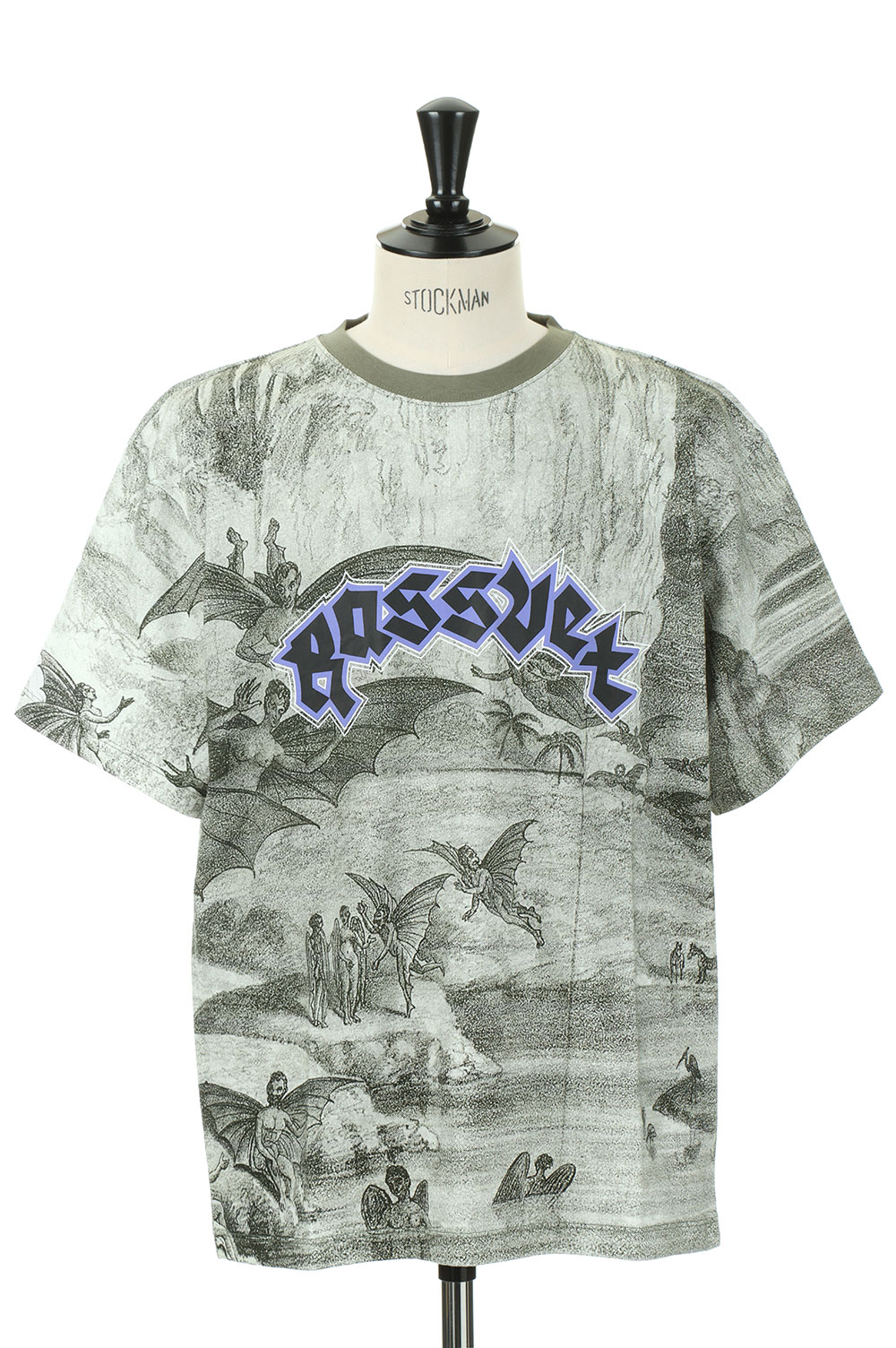 Rakuten - 【P10倍】GOTH TSHIRT KNIT / DARK BEIGE RASSVET(ラスベート)