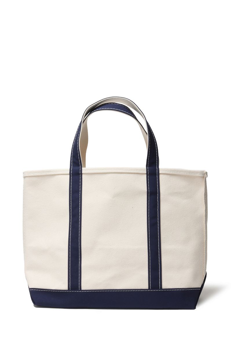 L.L.Bean(GGr[)Boat and Tote Open Top Medium - BLUE TRIM