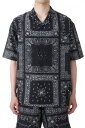 S/S Aloha Vent Shirt - BANDANA NEW BLACK (NR22330) The North Face - Men -(U m[XtFCX)