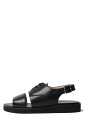 【SALE / 30%OFF】LACE UP SANDALS / BLACK(FTC2312013) foot the coacher(フットザコーチャー)