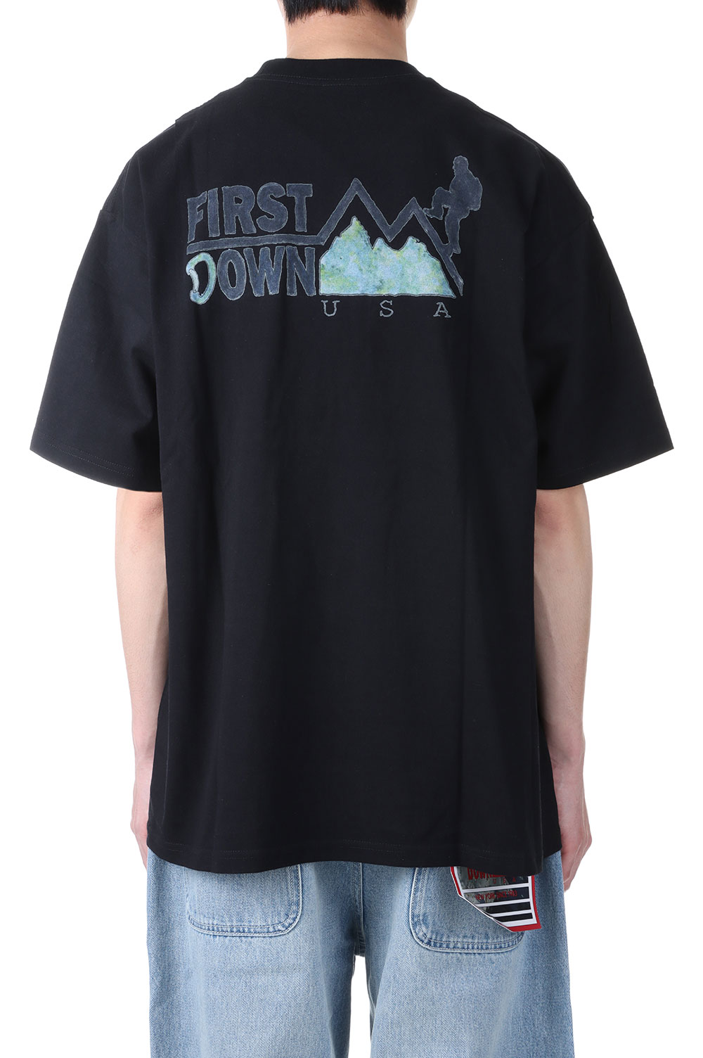 Rakuten - 【P10倍】S/S TEE #2 COTTON JERSEY -BLACK(F401007) [BP] First Down -Men-(ファースト・ダウン)First Down