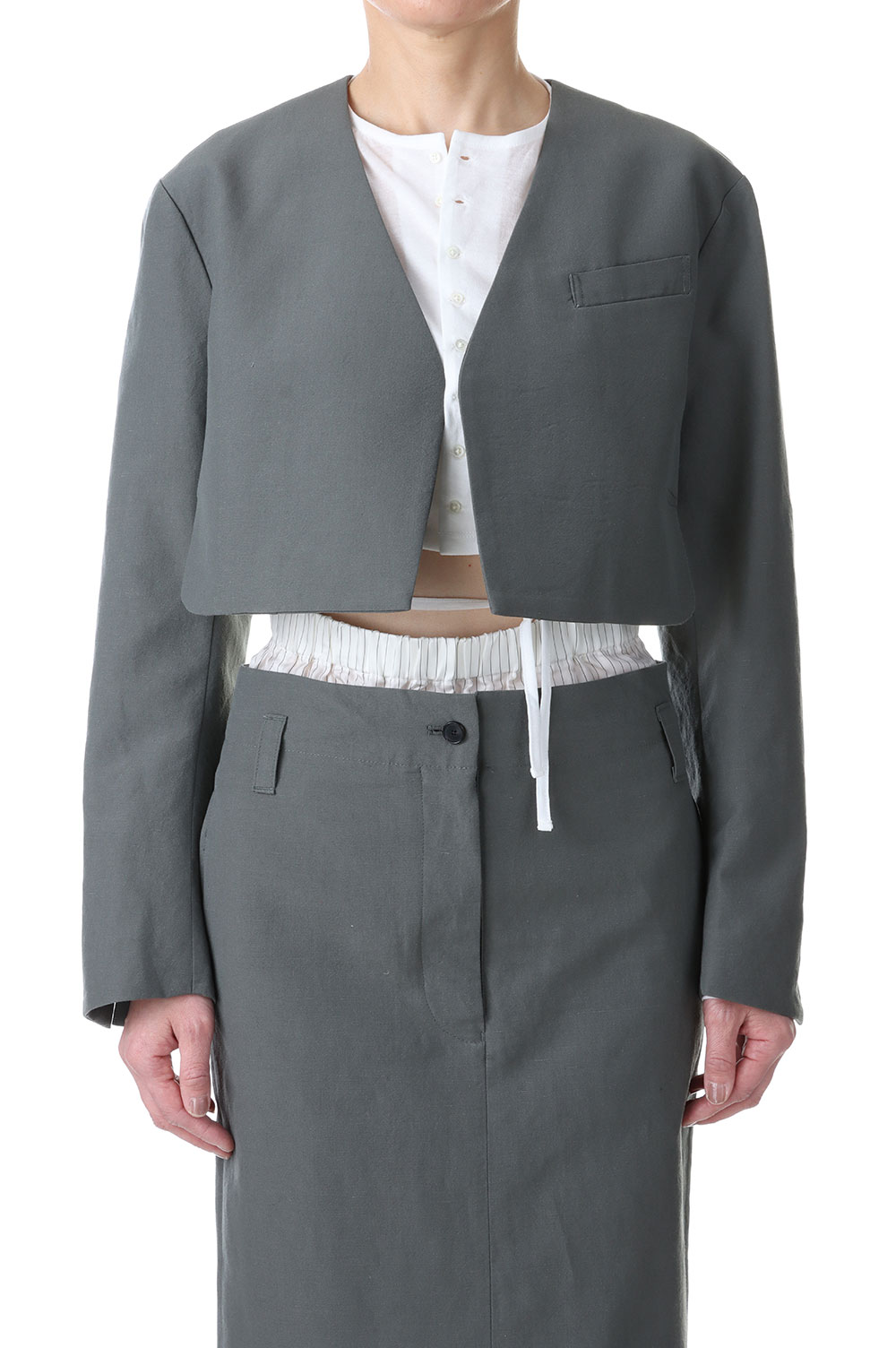 樂天商城 - WLC SHORT JACKET -CHARCOAL(23SJK-#705L) Jane Smith(ジェーンスミス)