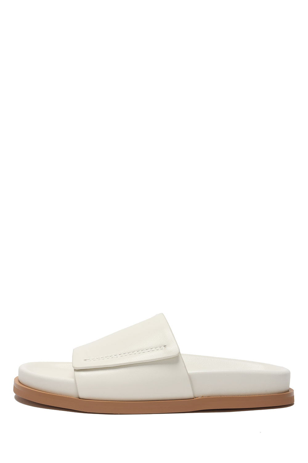 樂天商城 - Leather Slide Sandals -WHITE (12311001) Todayful(トゥデイフル)