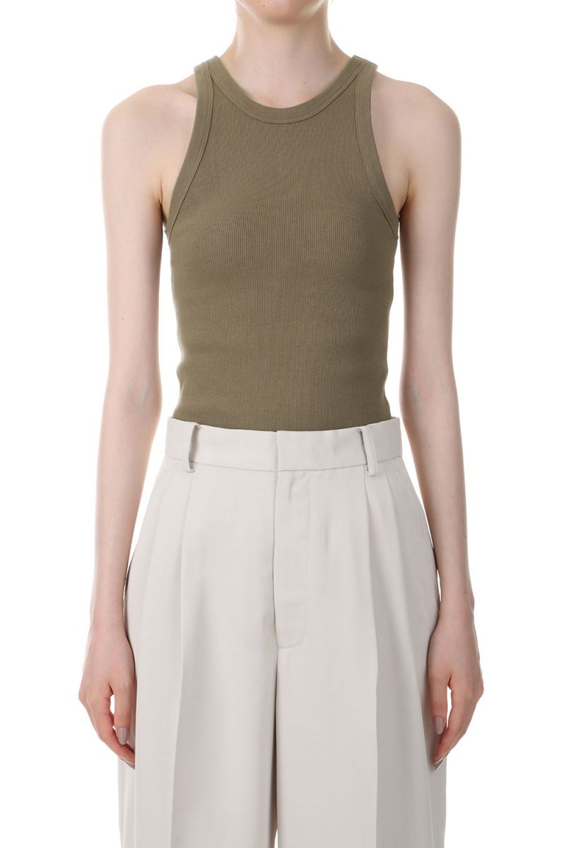 Rakuten - Cupin Rib Tanktop -OLIVE (12310615) Todayful(トゥデイフル)