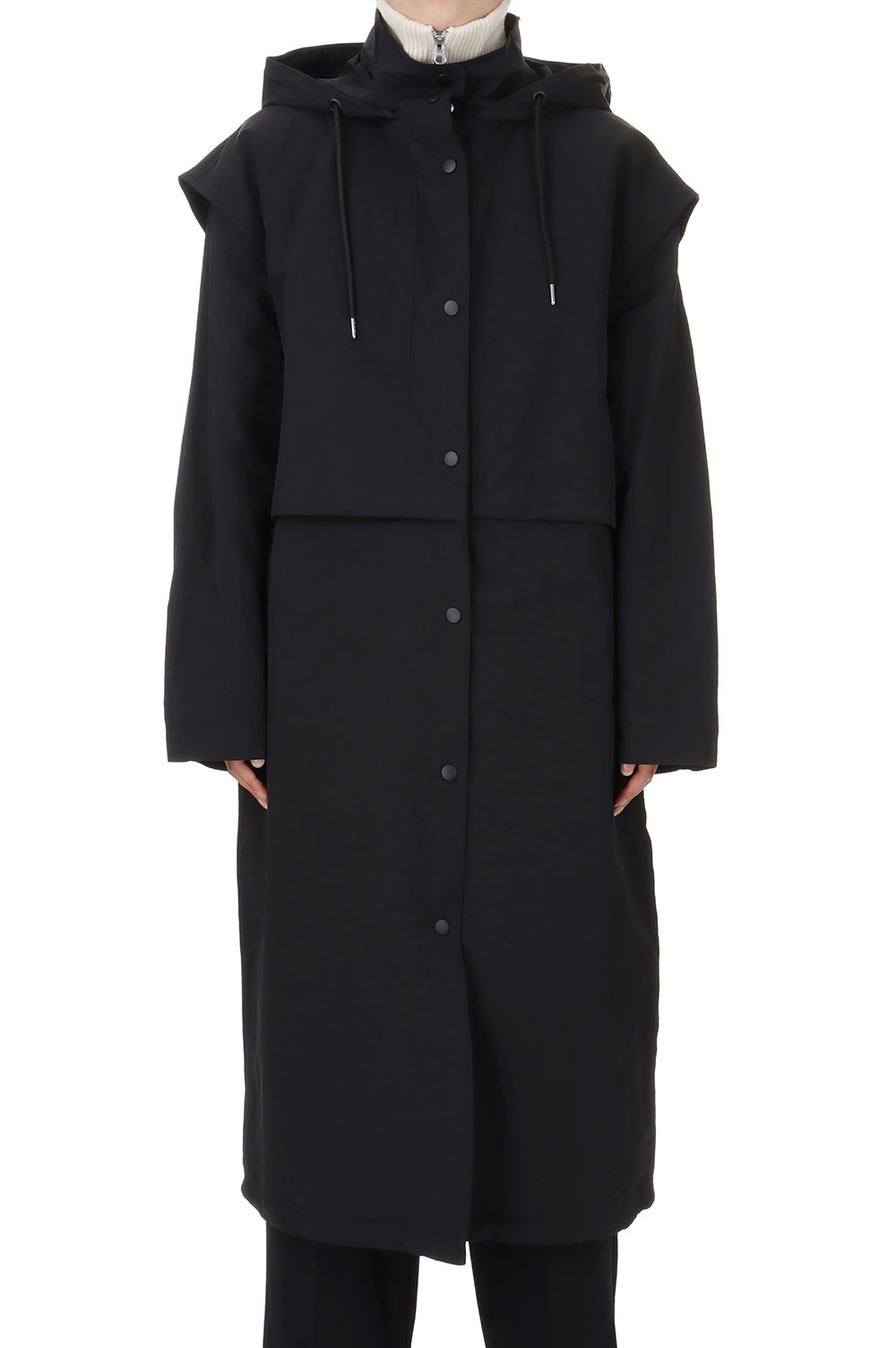 Rakuten - Nylon Hoodie Coat -BLACK (12320003) Todayful(トゥデイフル)