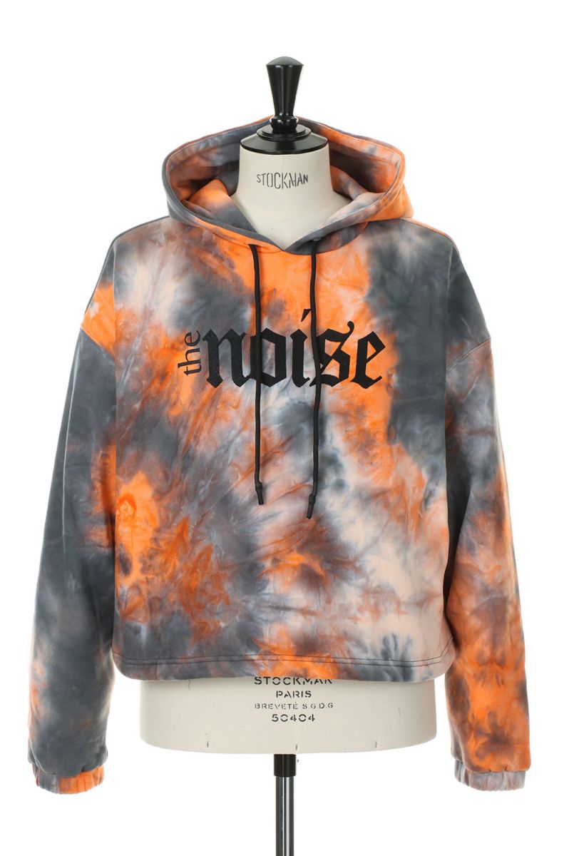 【P5倍】The Noise Tie-Dye Short Hoodie -ORANGE (LEC1135) LEGENDA(レジェンダ)