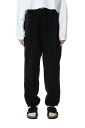 ADJUST BELT FLEECE PANTS -BLACK (YU61201) Y(dot) BY NORDISK -Women-(ワイ ドット バイ ノルディスク)