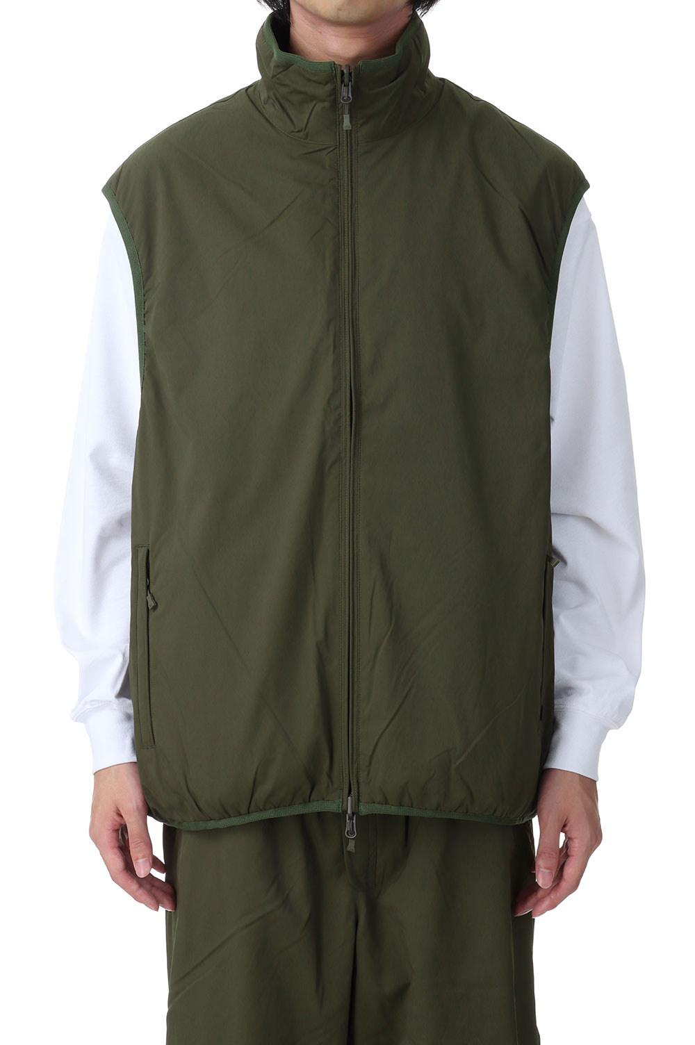 SALE / 40%OFFTECH REVERSIBLE MIL ECWCS STAND VEST - MILITARY OLIVE (...