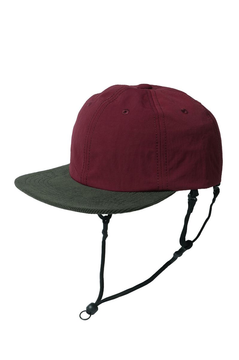 TECH 6PANEL CAP 2TONE - BURGUNDY (BC-53023W) DAIWA PIER39(ダイワ ピア39)