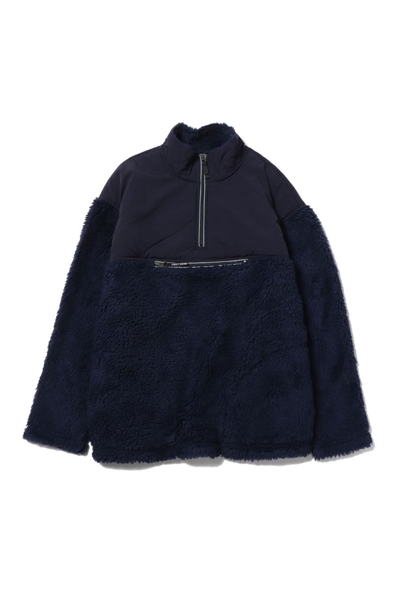 【P5倍】BOA FLEECE ANORAK JKT -NAVY(F542016) [BP] First Down -Men-(ファースト・ダウン)First Down