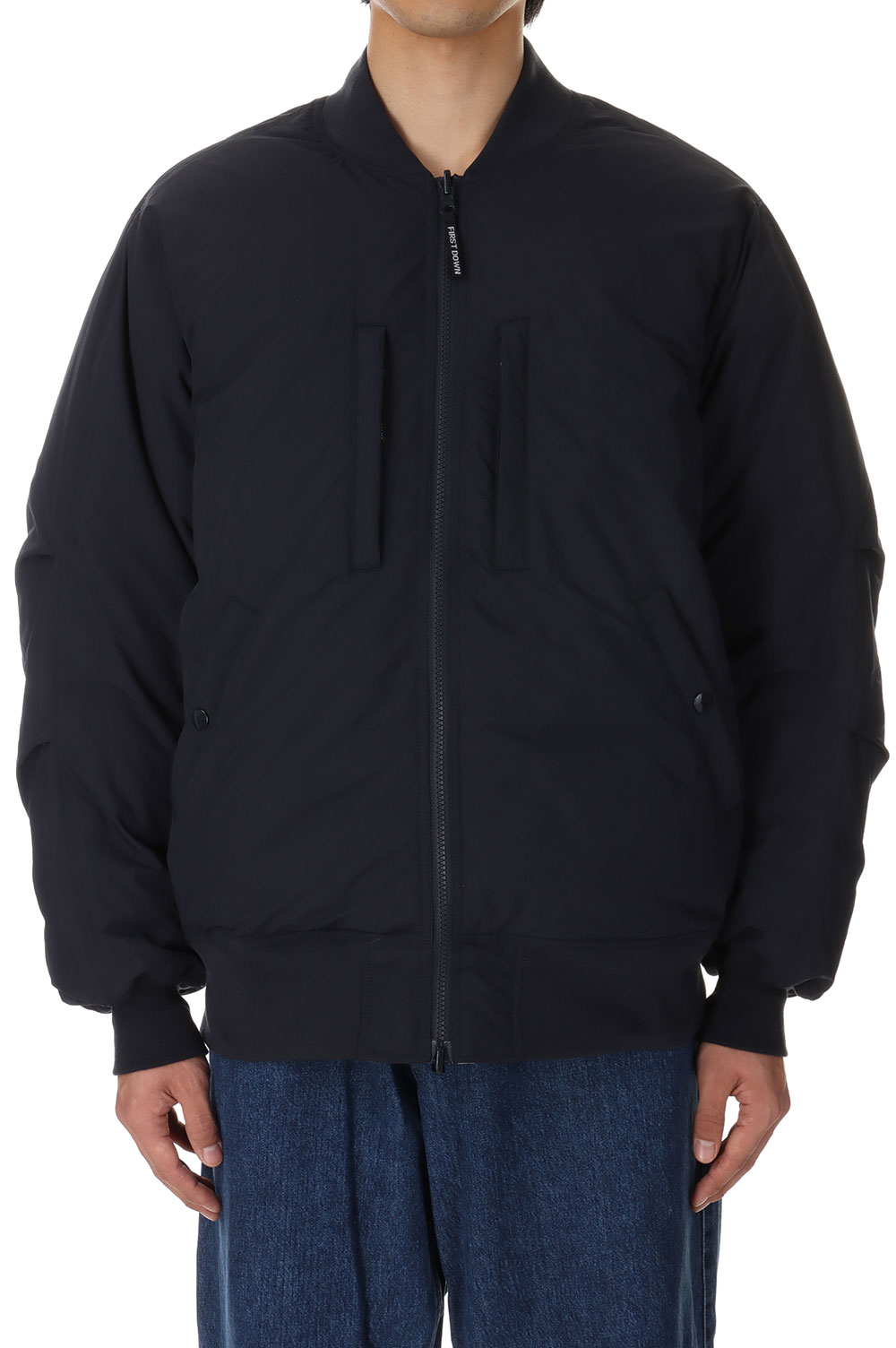 Rakuten - REVERSIBLE DOWN MA-1 DICROS? MAURI -NAVY(F542006) [BP] First Down -Men-(ファースト・ダウン)First Down