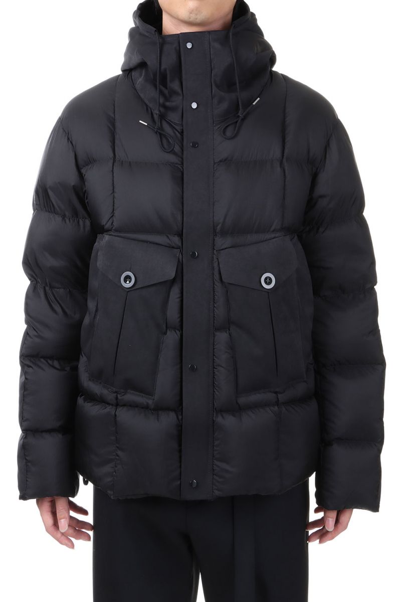 Tenpest Combo Down jacket r22/3(TC-A23-0000-110)-BLACK- Ten c(テンシー)