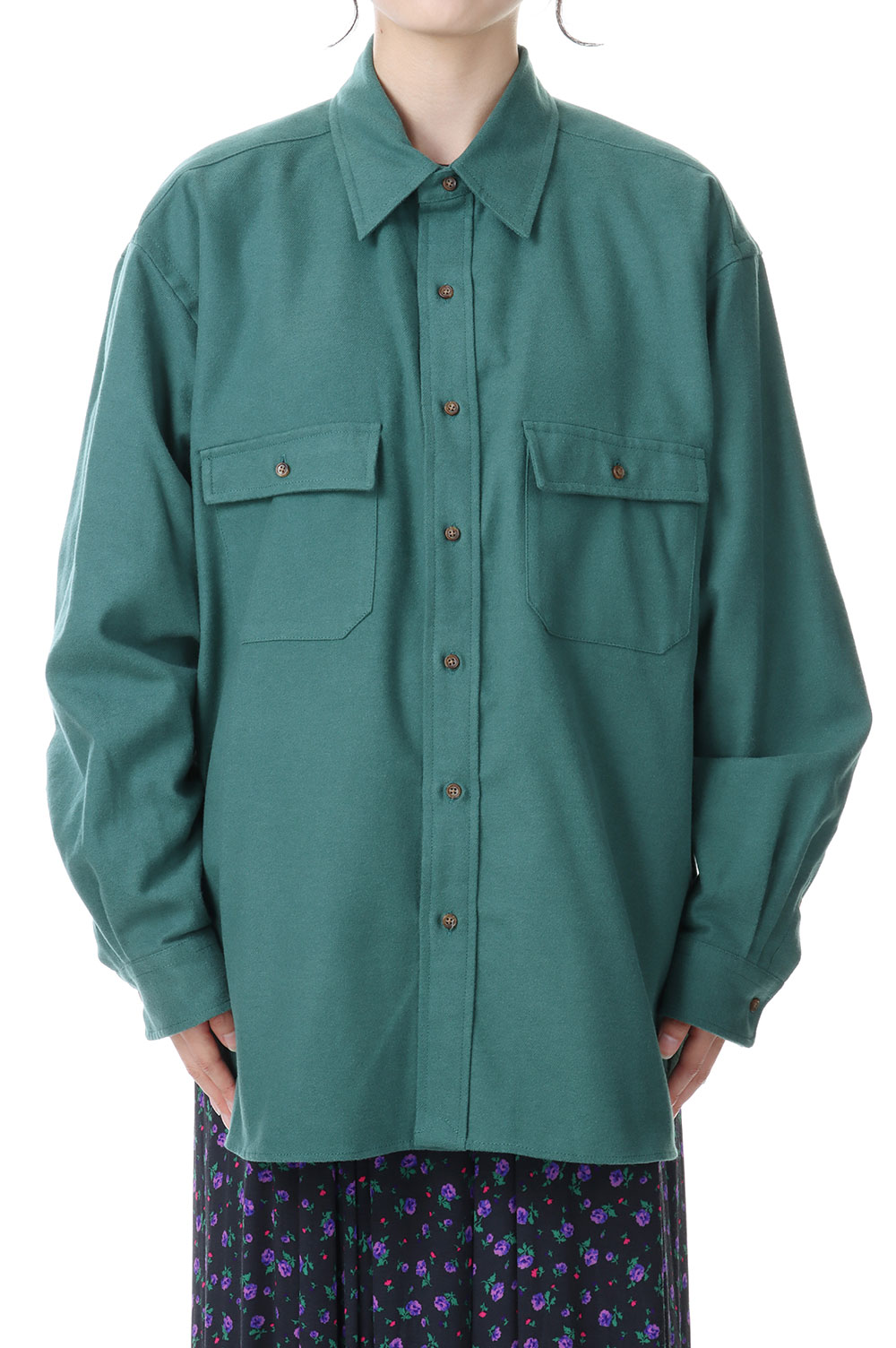 Rakuten - 【P10倍】SHIRTS JACKET -GREEN(23AMSBL03) Shinzone(シンゾーン)
