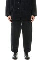 CORDUROY PANTS / BLACK (PC-018-2427) Porter Classic(|[^[NVbN)