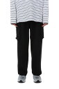 Switching Sweat Cargo Pants -BLACK(LEP228) LEGENDA(レジェンダ)