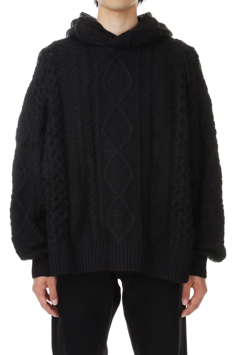 楽天市場】essentials knit hoodie（ニット・セーター｜トップス