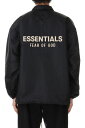 Coaches Jacket/Jet Black(202BT232010F) ESSENTIALS(GbZVY)