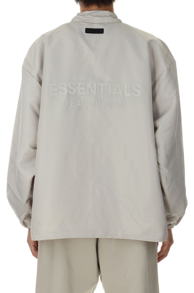 【10%OFF】Coaches Jacket/Silver Cloud(202BT232012F) ESSENTIALS(エッセンシャルズ)