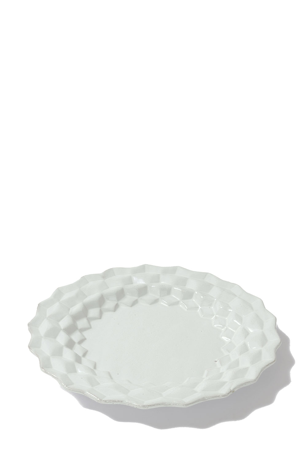 【P20倍】Cube -Soup Plate / 23cm(ASCCBE1) Astier de Villatte(アスティエ・ド・ヴィラット)
