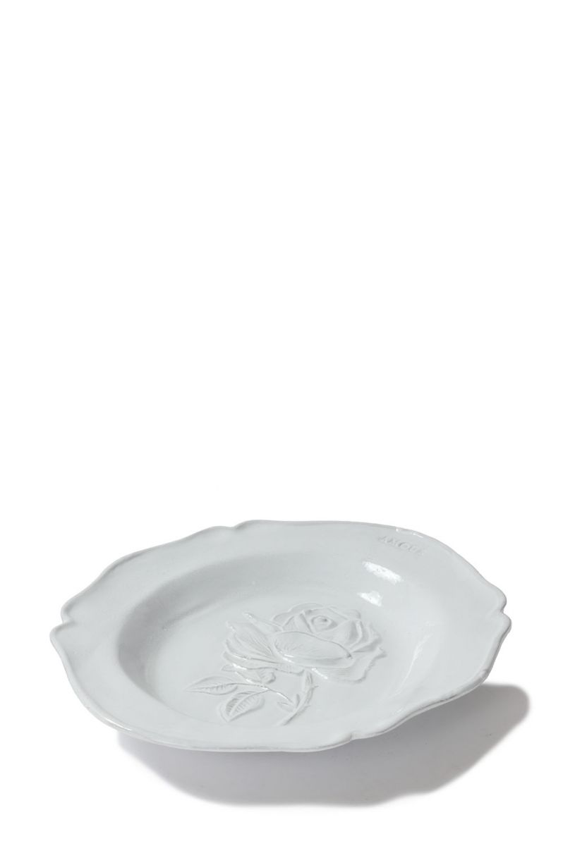 ��P5�ܡ�Fleurs -Soup Plate / 27cm x 23.5cm (ASCFLR3) Astier de Villatte(�����ƥ������ɡ�������...
