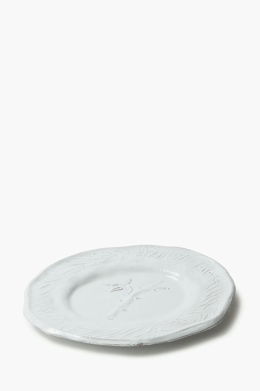 【P20倍】Fleurs -Small Platter / 26.5cm x 24cm(PLTFLR02) Astier de Villatte(アスティエ・ド・ヴィラット) [2]