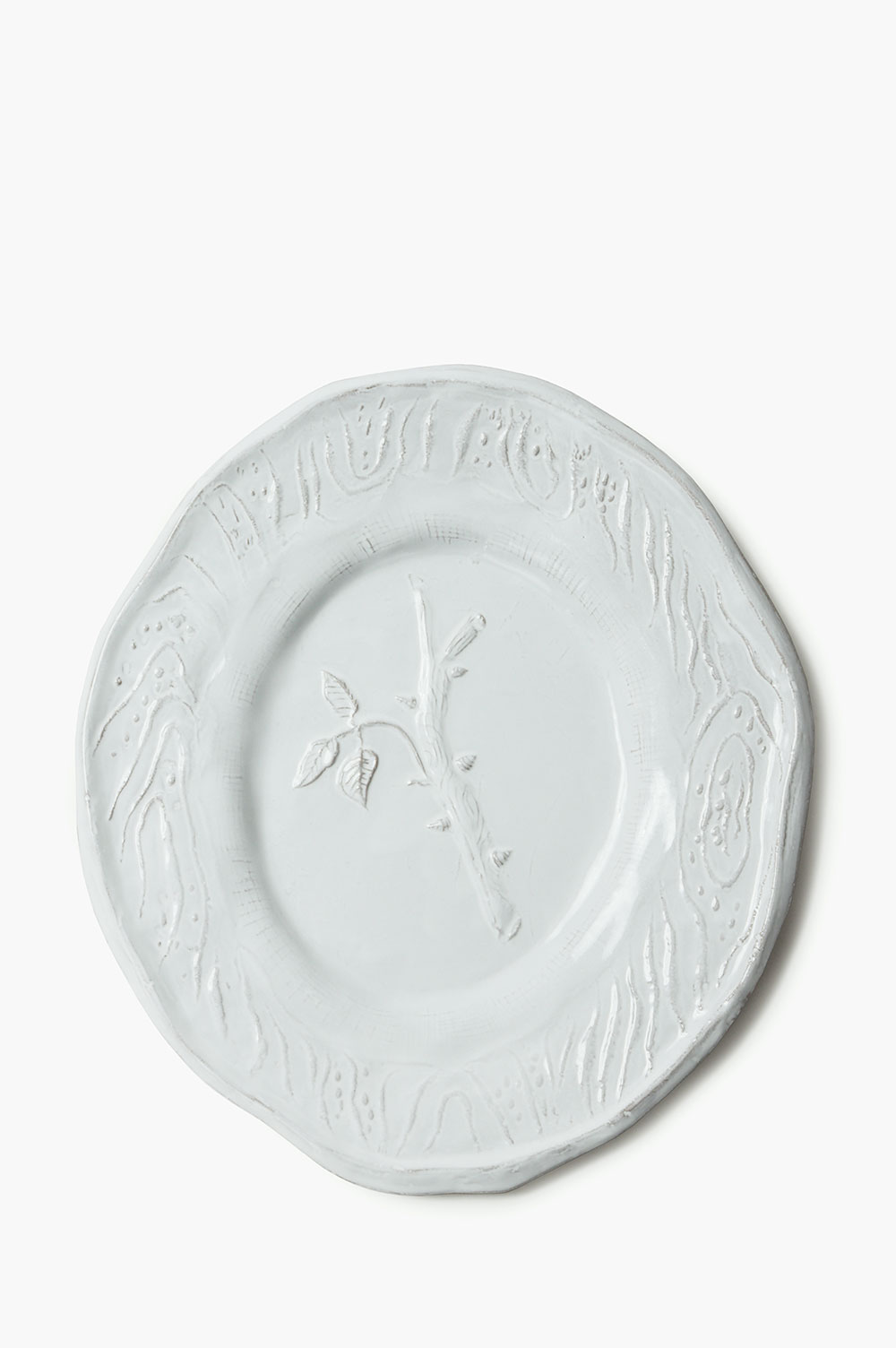 【P20倍】Fleurs -Small Platter / 26.5cm x 24cm(PLTFLR02) Astier de Villatte(アスティエ・ド・ヴィラット) [3]