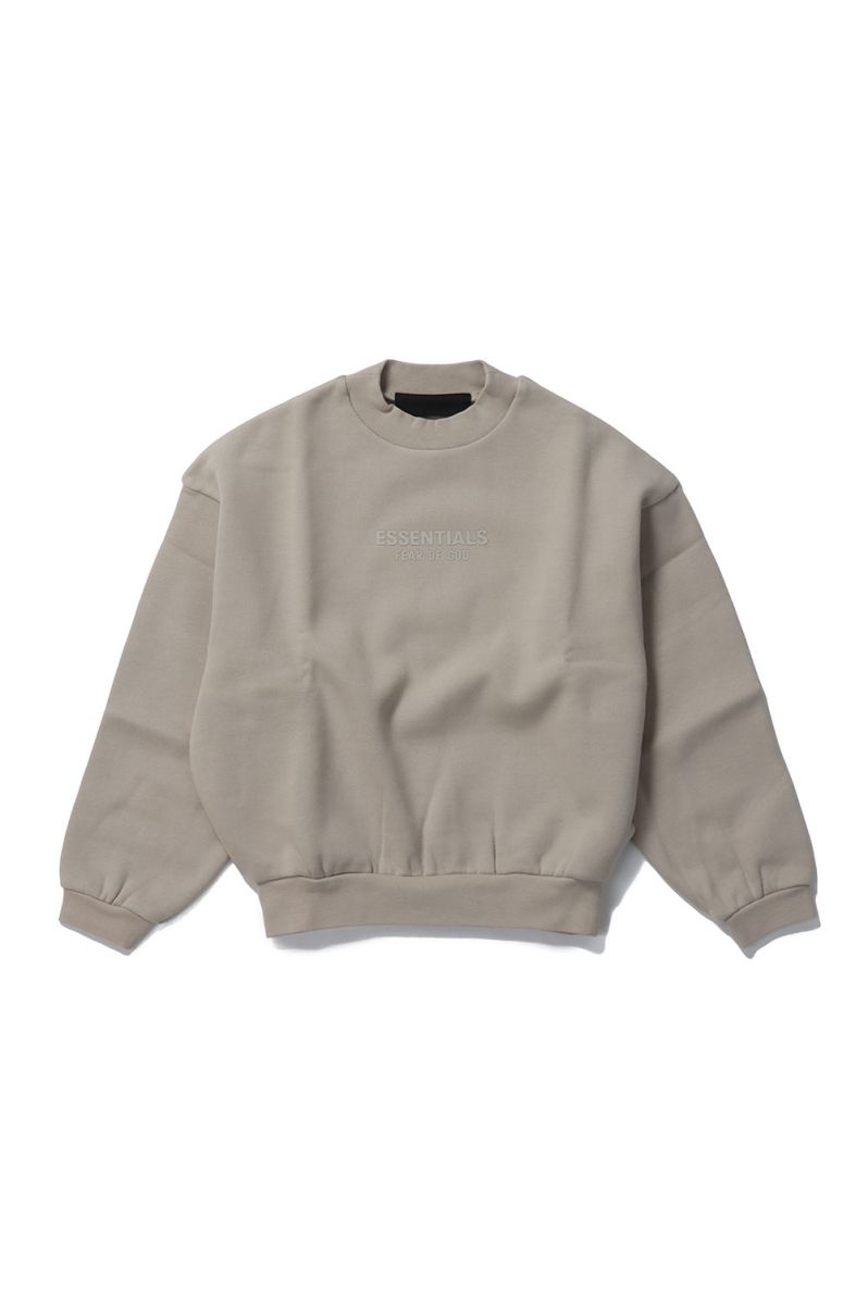 楽天Deepinsideinc.StoreEssentials Crewneck -Silver Cloud（785BT232062K） ESSENTIALS -Kids-（エッセンシャルズ）