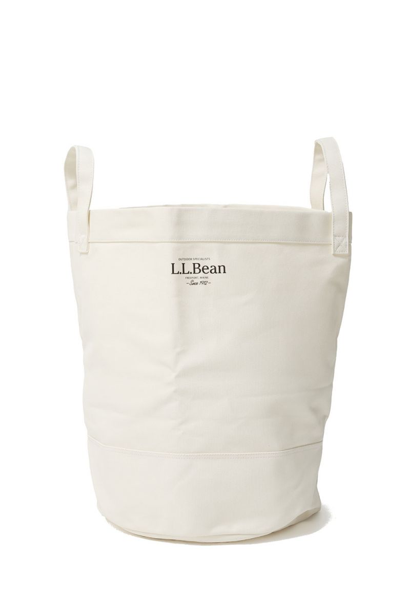 L.L.Bean(GGr[)Canvas Laundry Storage Tote - NATURAL (507215)