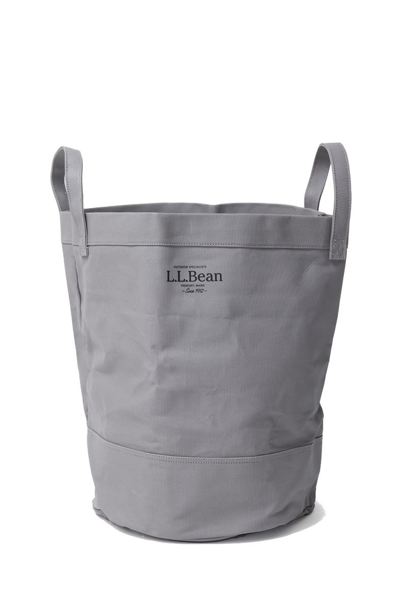 L.L.Bean(GGr[)Canvas Laundry Storage Tote - FROST GRAY (507215)