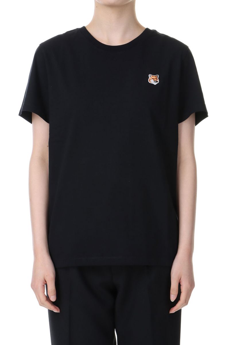 FOX HEAD PATCH CLASSIC TEE-SHIRT - BLACK(LW00105KJ0008) Maison Kitsune -Women-(メゾンキツネ)