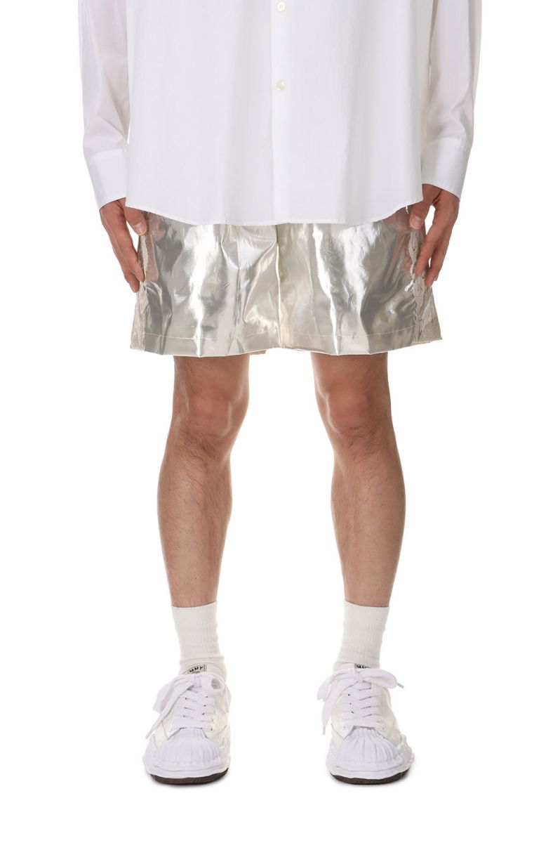 Rakuten - 【P10倍】SILVER LAME EMBROIDERY SHORT PANTS(24SS10PT268) doublet(ダブレット)