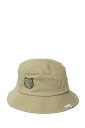 BOLD FOX HEAD BUCKET HAT - CANVAS(MM06114WW0096) Maison Kitsune -Women-(]Lcl)