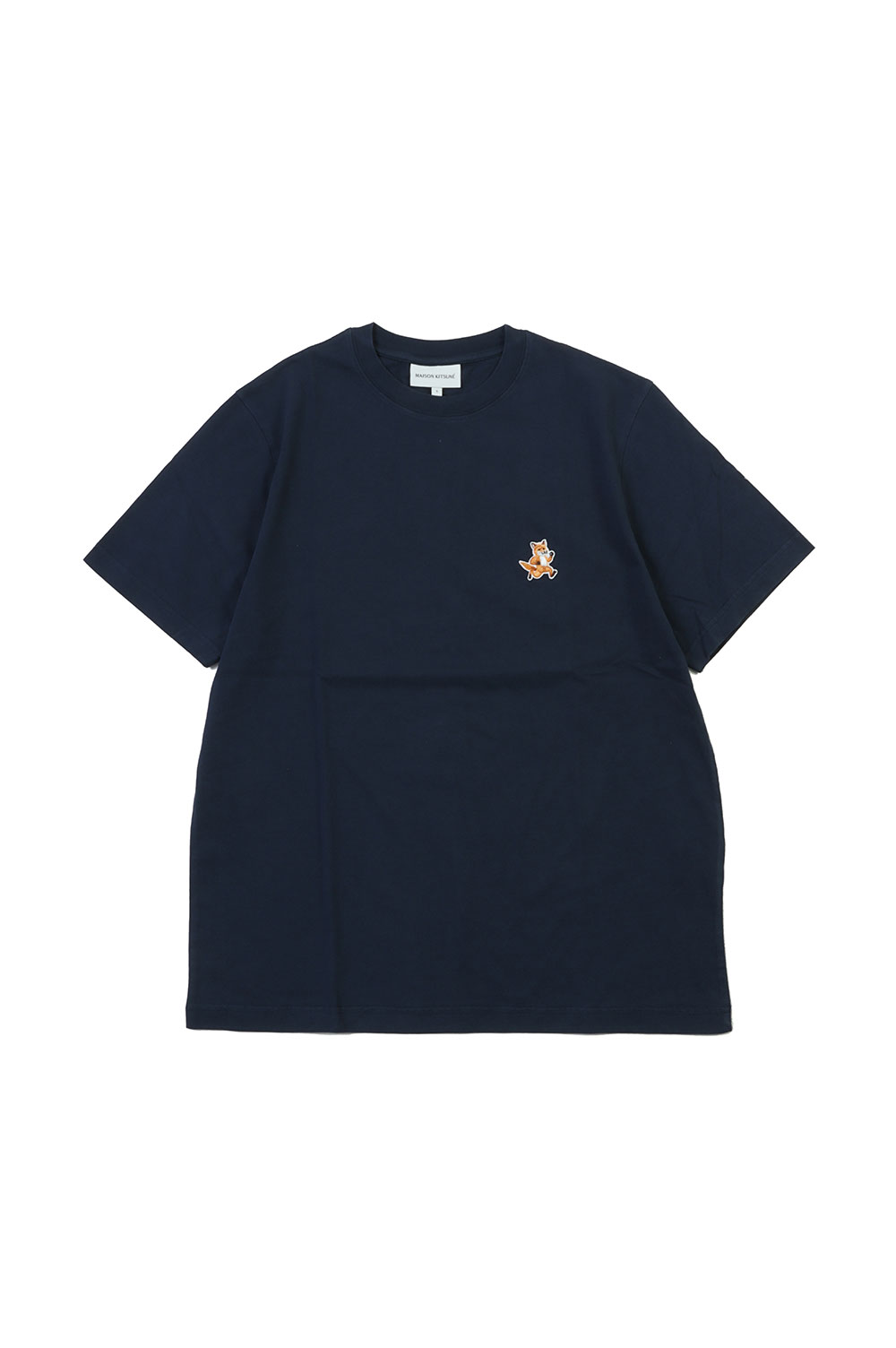 Rakuten - 【P10倍】SPEEDY FOX PATCH COMFORT TEE-SHIRT - INK BLUE(MM00125KJ0008) Maison Kitsune -Men-(メゾンキツネ)