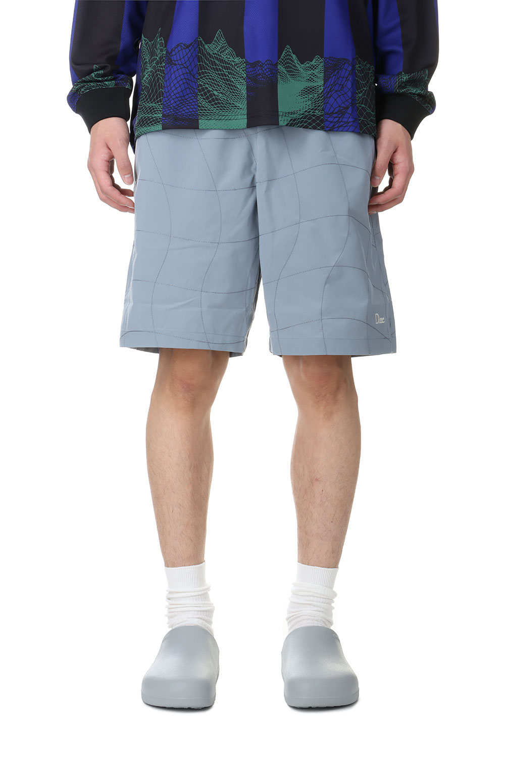 Rakuten - 【P10倍】WAVE QUILTED SHORTS(DIMESP2437BLU)-Cloud blue- Dime(ダイム)