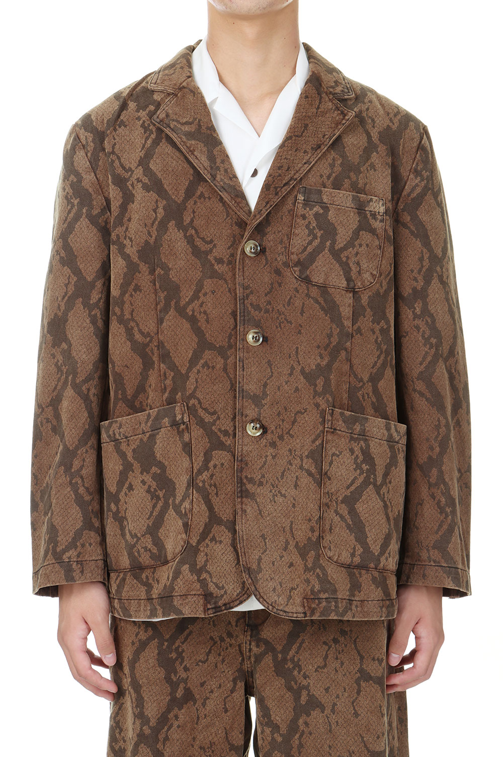 Rakuten - 【P10倍】Blazer / Brown AOP Fucking Awesome(ファッキンオーサム)