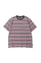 Jaquard Striped S/S Tee - AZUKI (SD24S-CT07) SEDAN ALL PURPOSE(Z_ I[ p[pX)