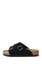 Zurich / Suede Leather - BLACK (25.0cm~) Birkenstock - Men -(ビルケンシュトック)
