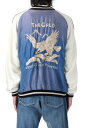 SOUVENIR JACKET ffALASKAffAGED MODEL - BLUE (GL15481) Gold(S[h)