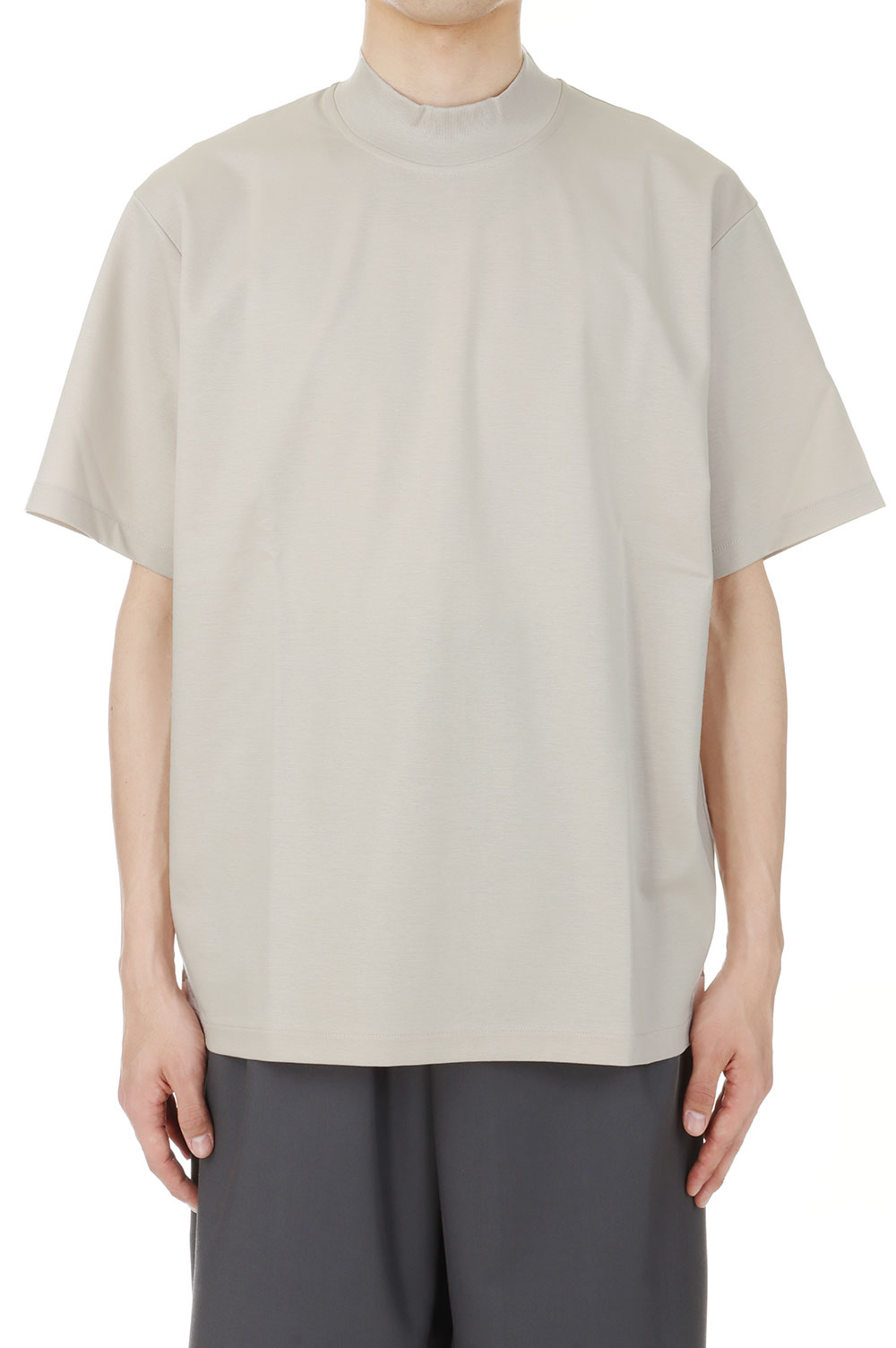 Rakuten - 【P10倍】MOCK NECK T-SHIRT(W-014-8009)- L.Beige- WEWILL(ウィーウィル)