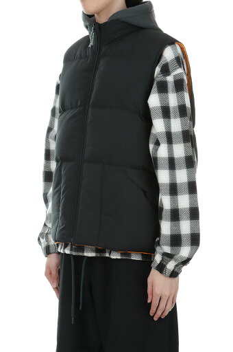 Reversible Down Vest - BLACK / MANGO (SD24F-JK02) SEDAN ALL PURPOSE(セダン オール パーパス)