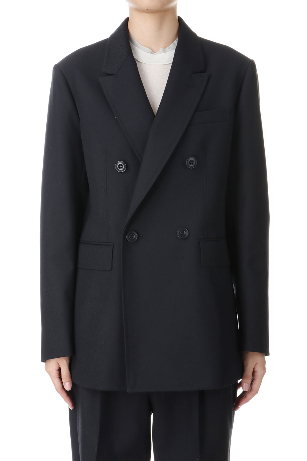 DOUBLE BREASTED JACKET(24AMSJK05) Shinzone(���󥾡���)