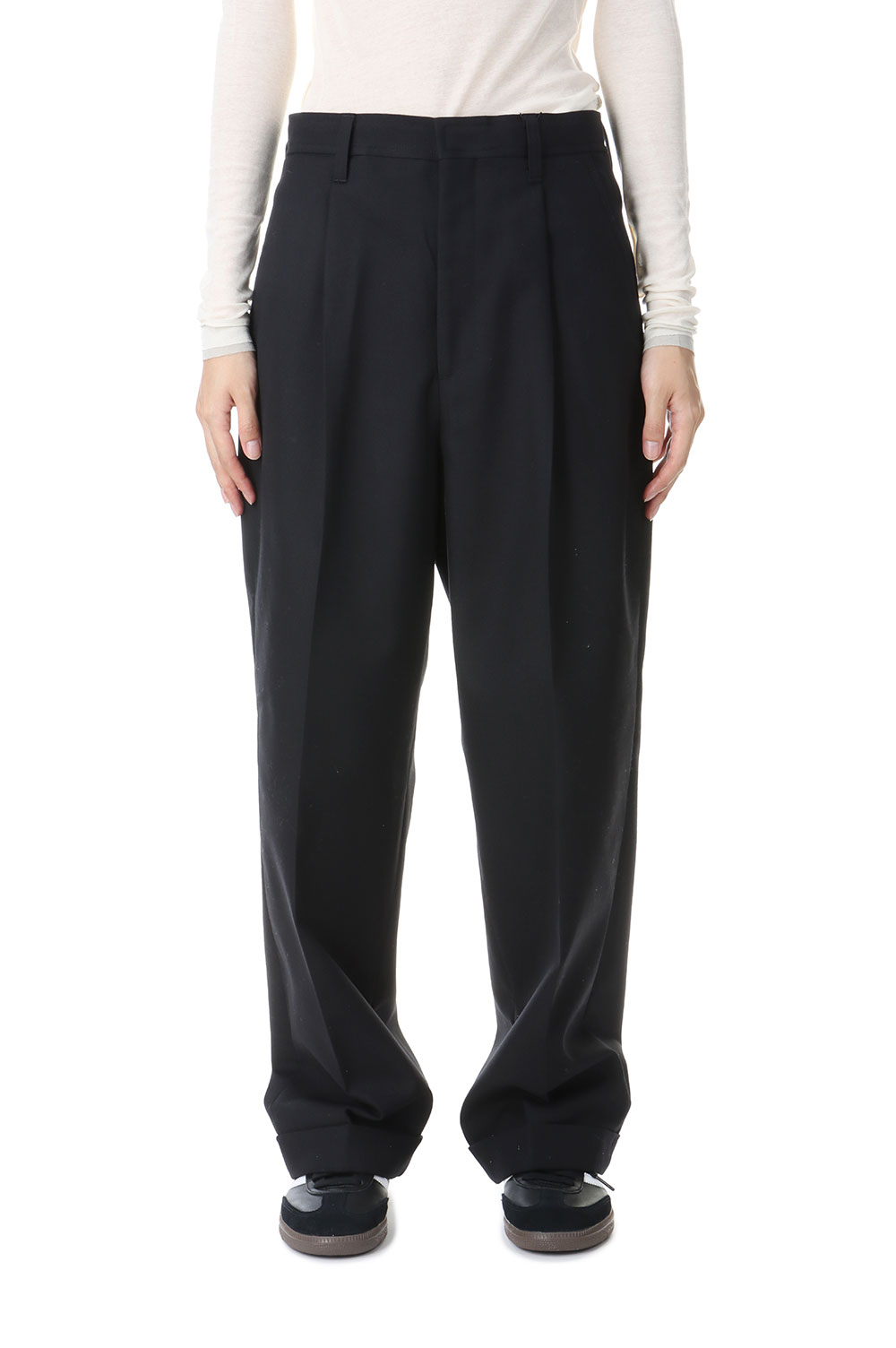 樂天商城 - DOUBLE CUFF TROUSERS (24AMSPA06) Shinzone(シンゾーン)