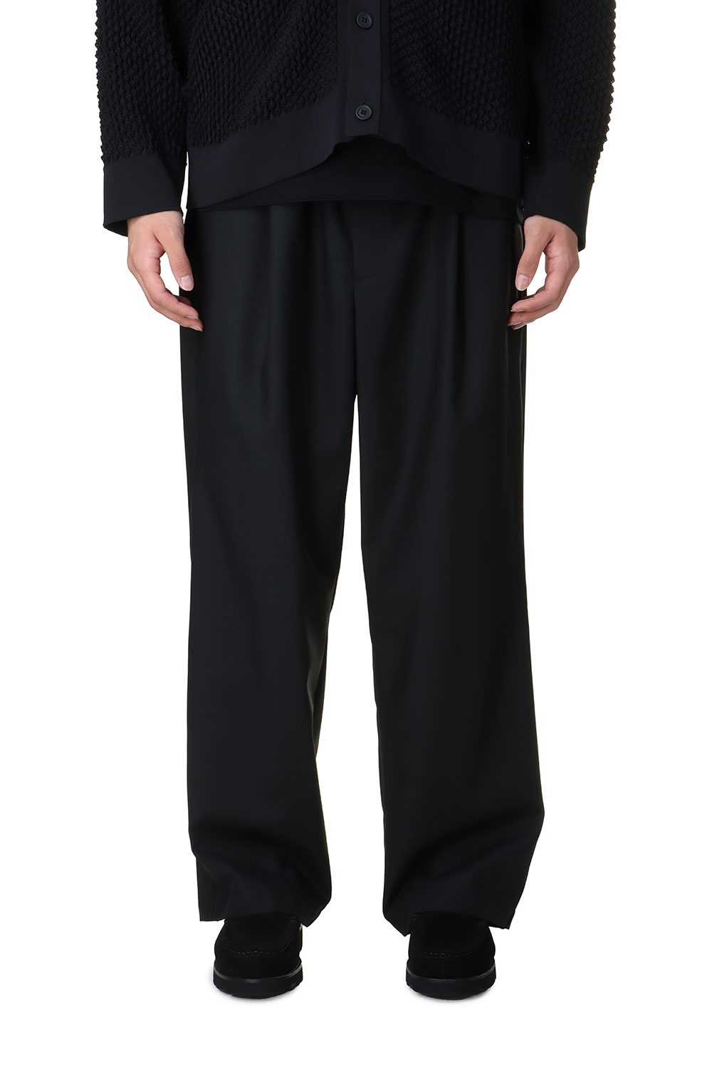 PAJAMA TROUSERS -Black- (W-015-6009) WEWILL(ウィーウィル)