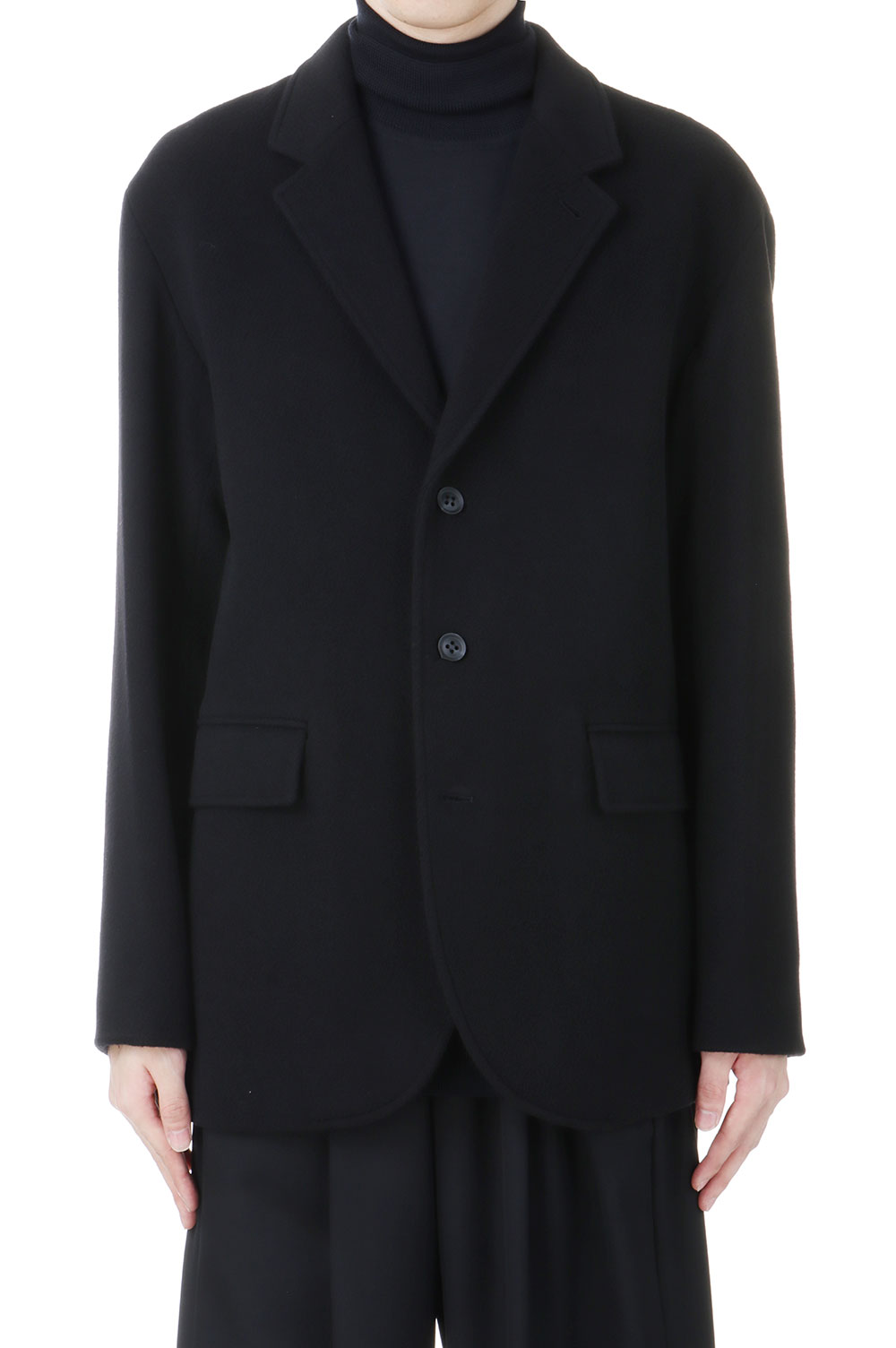 Rakuten - 【P10倍】SCAPE 3 BUTTON JACKET - BLACK (AOEFJK006BK) ANOTHER OFFICE(アナザー・オフィス)